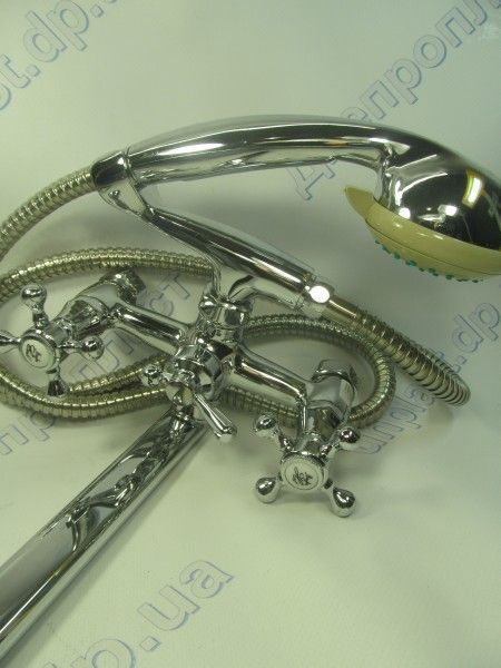 Смеситель  O&L LUX MAYFAIR-143-ванна длинная плоский гусак (букса 1/2