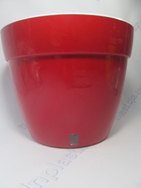 Вазон АСТИ (9,0 л) красный-белый