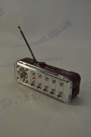 Фонарик -радио аккумулторный РА-7369 (14LED+4LED+FM-RADIO)