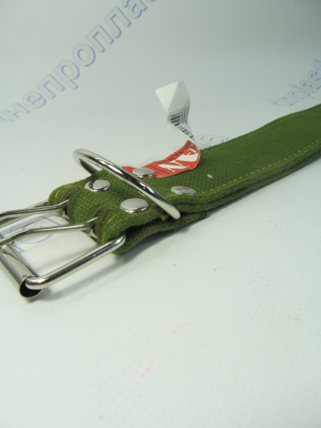 Ошейник для скота, брезент двойной, 100см с пряжкой