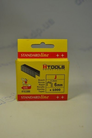 Скобы 6 мм H-TOOLS