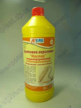 Грунт акриловый 1л концентрат 1:4 