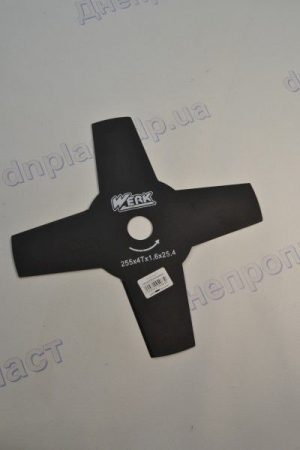 Нож для бензотримера 255*25,4*1,6*4Т