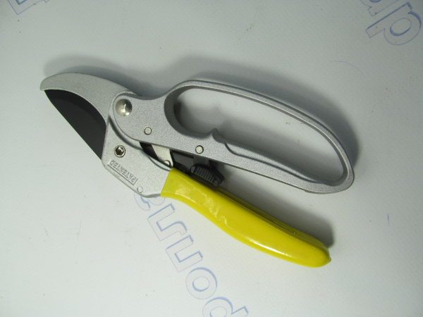 Секатор профессиональный с храповым механизмом TITAn Yellow 022