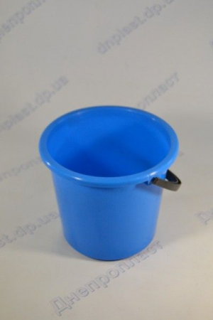 Ведро пластмасовое 5л. с крышкой (цветное)