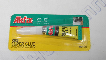 Клей супер  AKFIX 303, 3гр