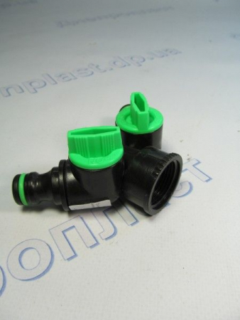 Тройник 3/4 - ЕСО с двумя кранами  Presto