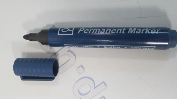 Маркер строительный синий