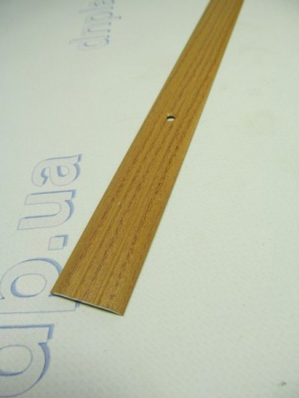 Порожки рифленый 25*3 Дуб темный 1,8 м