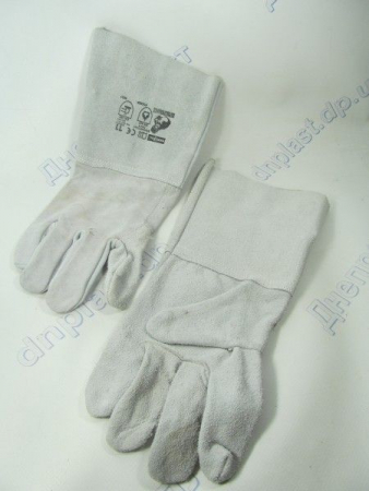 Рукавички для зварювання "Краги" колір сірий