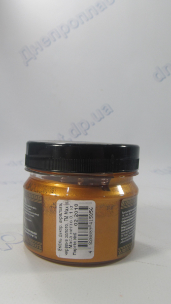 Эмаль акриловая червоне золото перламутр 0,1кг Color Joy