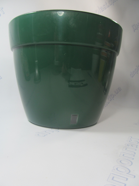 Вазон АСТИ (12,0 л) зелёный-чёрный