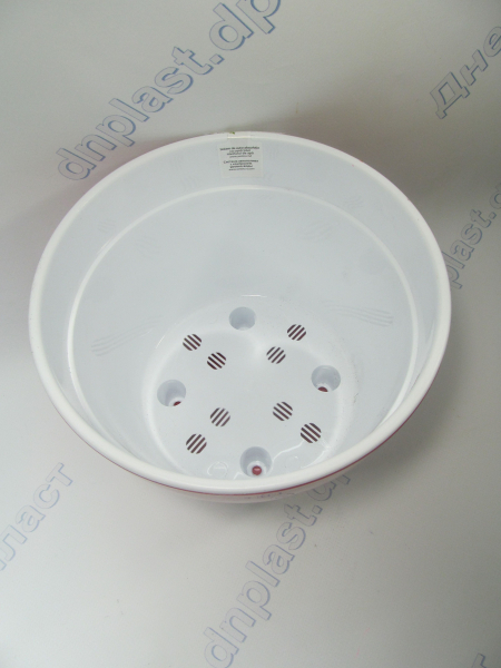 Вазон АСТИ (6,0 л) красный-белый