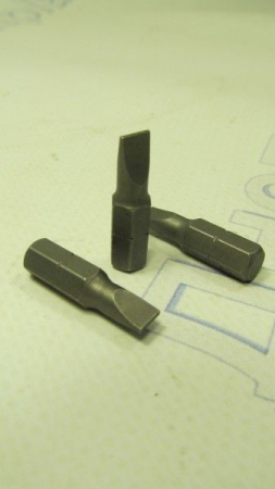 Насадки отверточные SL5.0*25мм сталь MATRIX