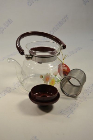 Заварник 0,8л (чайник стекло)