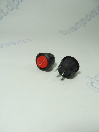 Кнопка Вкл\Выкл клавиша круглая 2 контакта 2 положения
