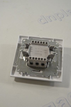 Выключатель с подсветкой белый  EH Enzo