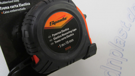 Рулетка 5,0 м*18мм обрезиненый корпус SPARTA