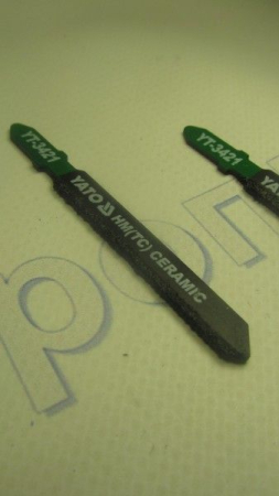 Полотна для электролобзика, (керамика) /длина 75мм YATO YT-3421