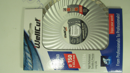 Алмазный Диск 150*7*22,23 Турбоволна Wellcut Promo