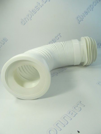 Гофра для унитаза 110 Ани с пружиной 290 - 550 мм