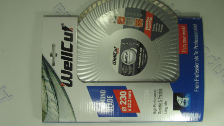 Алмазный Диск 230*7*22,23 Турбоволна Wellcut Promo