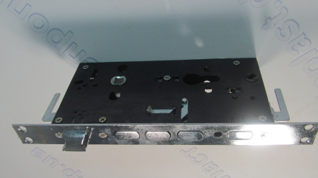 Замок врезной для китайских дверей (1278) правый, полуквадратный ригель