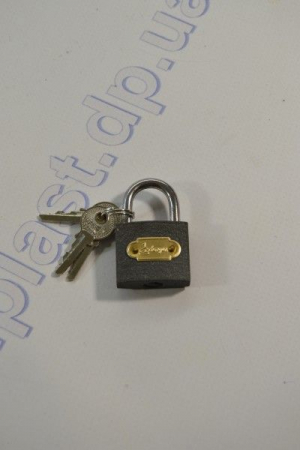Замок навесной 32мм (серый)