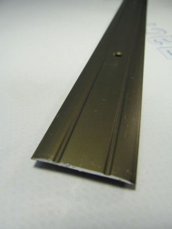 Порожек рифленый  30*3 бронза 1,8 м