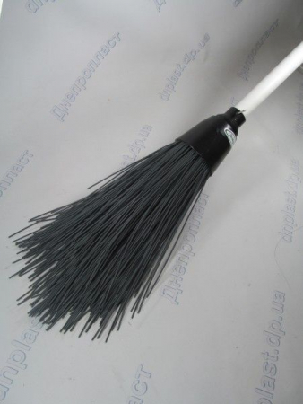 Метла полипропиленовая 1,30см (пластмасовый черенок)