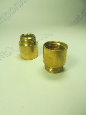 Удлинитель латунь 1/2  L=20мм