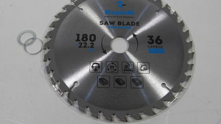 Диск для циркулярных пил 180*22*36 Z  Rapide