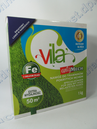 Удобрение для Газона антимох 1кг гранул. Vila