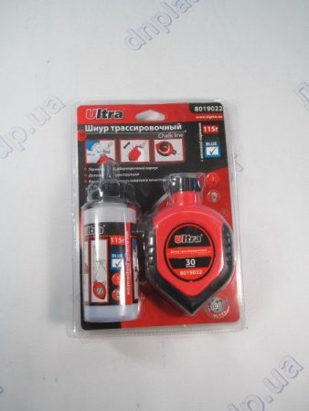 Шнур малярный, 30 м + краска 115гр ULTRA