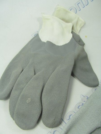 Перчатки бело-серые,стрейч покрытый нитрилом MEMPHIS