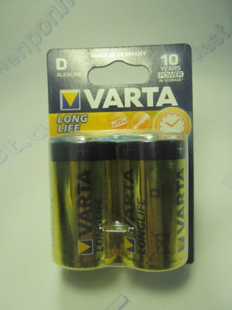 Батарейка VARTA LONG LIFE  LR20