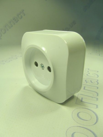 Розетка 1 наружная HOROZ