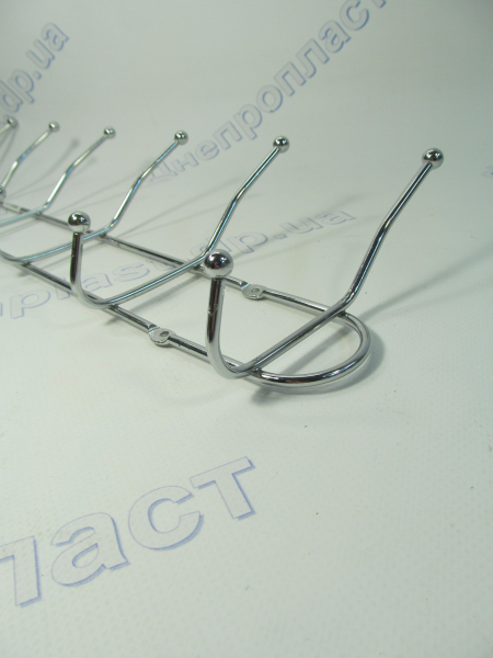 Вешалка 6 крючков (хром)