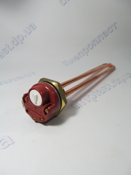 ТЭН 2кВт,гайка латунь 1 1/4 + терморкгулятор