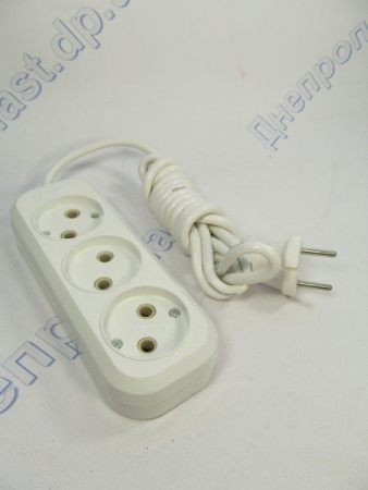 Удлинитель 3 гнезда  2м  VIKO