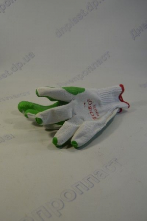 Перчатки стекольщика х\б прорезиненные односторонние