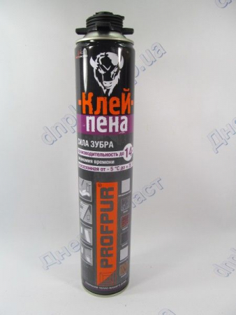 Клей пена (в балонах,под пистолет) Profpur 750 мл