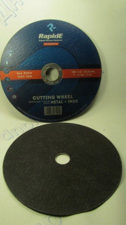 Диск отрезной по металлу 180*1,6*22 мм RapidE