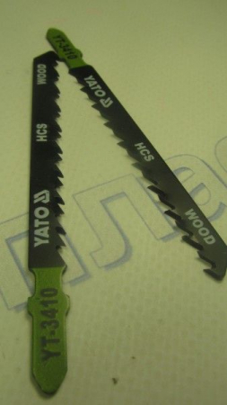 Полотна для электролобзика, (дерево) /длина 100мм YATO YT-3410