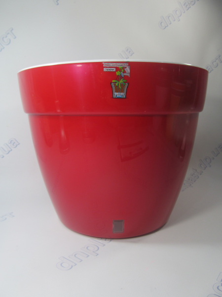 Вазон АСТИ (12,0 л) красный-белый