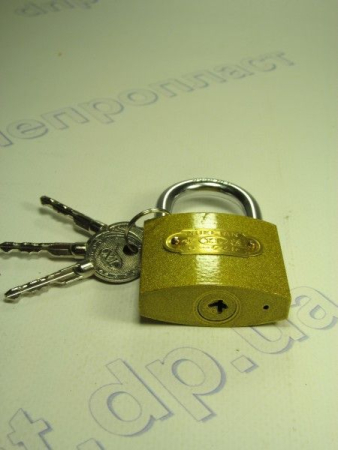 Замок навесной крест ключ 38мм