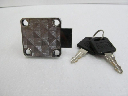 Замок мебельный прямой, (для ДСП)  7-005