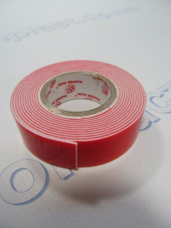 Скотч для зеркал и авто двухсторонний 19мм * 2м