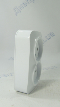 Розетка 2 наружная HOROZ