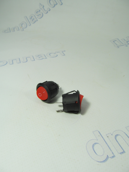 Кнопка Вкл\Выкл клавиша круглая 2 контакта 2 положения